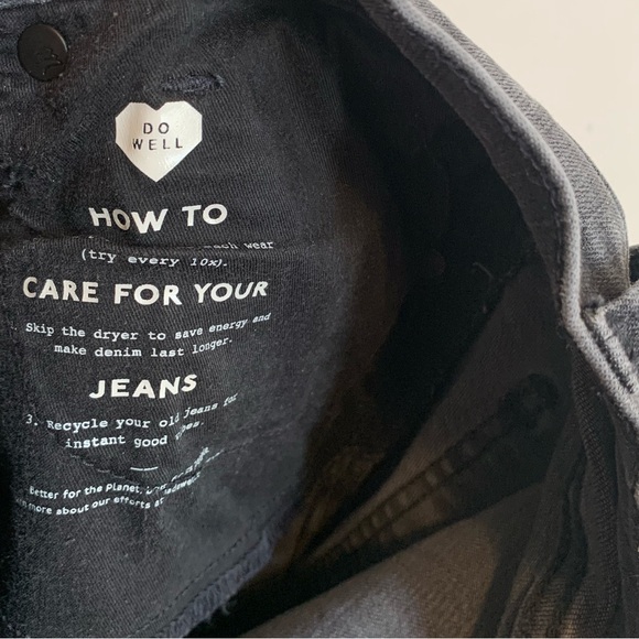 Madewell 9 Inch Mid-Rise Skinny Jeans Ripped Knee Edition Size 27 - Picture 14 of 14